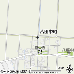 石川県白山市八田中町674-2周辺の地図