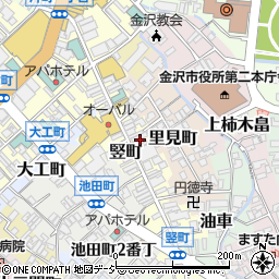 角谷染物店周辺の地図