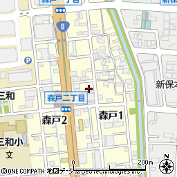 スペース運転代行金沢本部事業所周辺の地図
