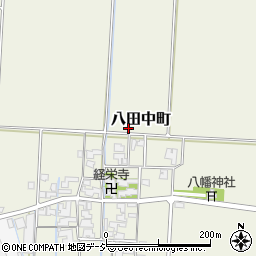 石川県白山市八田中町1050周辺の地図