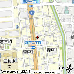 株式会社ひろた美術　金沢本店周辺の地図