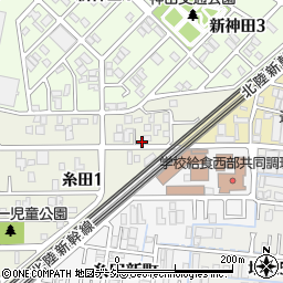 〒921-8014 石川県金沢市糸田の地図