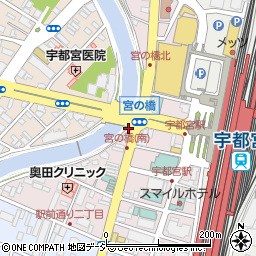 宮の橋公衆トイレ周辺の地図