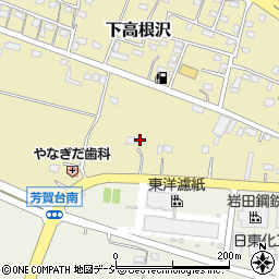 栃木県芳賀郡芳賀町下高根沢3849-3周辺の地図