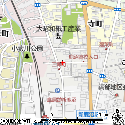 栃木県鹿沼市蓬莱町周辺の地図