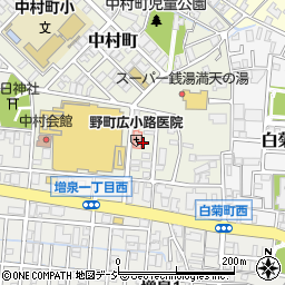 石川県金沢市中村町9周辺の地図