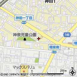ｓｅｌｆ‐Ａハニービー　神田周辺の地図
