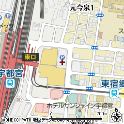 アンジェロコート東京 宇都宮店周辺の地図