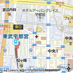株式会社サンウェル　宇都宮支店周辺の地図