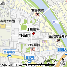 千田歯科クリニック周辺の地図