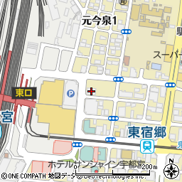 あきら株式会社　宇都宮営業所周辺の地図