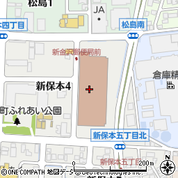 新金沢郵便局周辺の地図