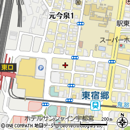 ファーストパーク宇都宮東宿郷第１駐車場周辺の地図