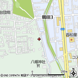 栃木県宇都宮市鶴田町1702周辺の地図