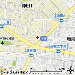 トヨタレンタリース石川金沢神田店周辺の地図