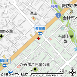 幸楽苑日立多賀店周辺の地図