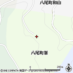 富山県富山市八尾町峯706周辺の地図