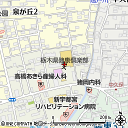 栃木県宇都宮市東今泉2丁目周辺の地図