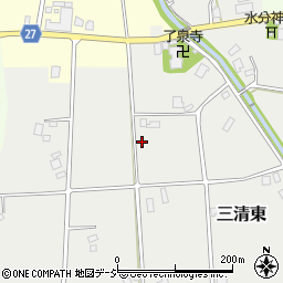 富山県南砺市三清東周辺の地図