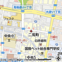 オリックスレンタカー宇都宮二荒町店周辺の地図