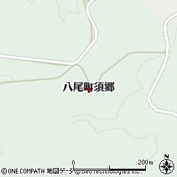 富山県富山市八尾町須郷周辺の地図