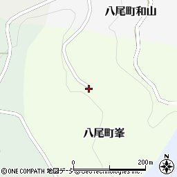 富山県富山市八尾町峯1周辺の地図
