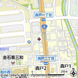 ニチワ電機株式会社　金沢営業所周辺の地図