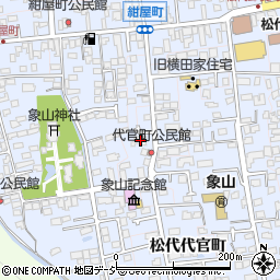 長野県長野市松代町松代代官町1443周辺の地図