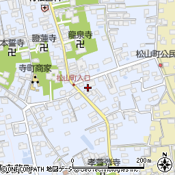 長野県長野市松代町松代御安町周辺の地図
