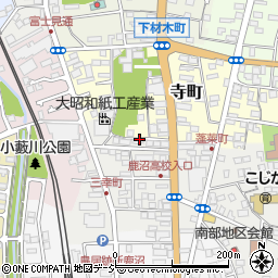 山野井材木店周辺の地図