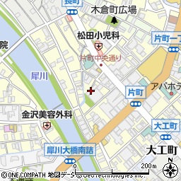 金沢フレックスホテル　片町周辺の地図