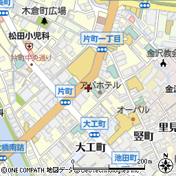 金沢市営　柿木畠駐輪場周辺の地図