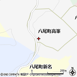 富山県富山市八尾町高峯220周辺の地図