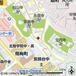 石川県金沢市東兼六町17周辺の地図