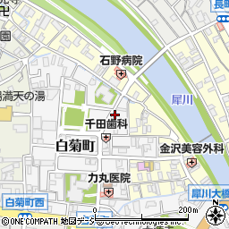 石川県金沢市白菊町1周辺の地図