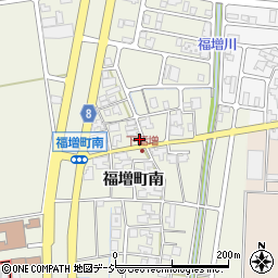 石川県金沢市福増町南周辺の地図