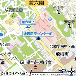 国立病院前周辺の地図