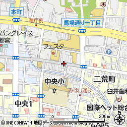 栃木県宇都宮市曲師町周辺の地図