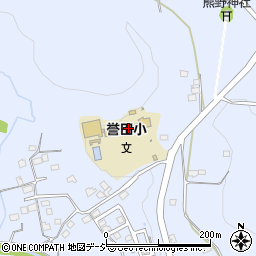 常陸太田市立誉田小学校周辺の地図