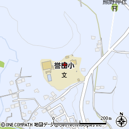 常陸太田市立誉田小学校周辺の地図