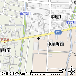 石川県金沢市中屋町西576周辺の地図