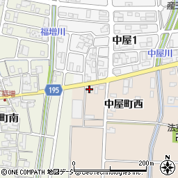 石川県金沢市中屋町西574周辺の地図