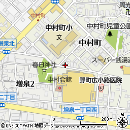 石川県金沢市中村町13-10周辺の地図
