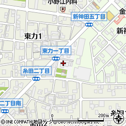 石川県金沢市東力町周辺の地図
