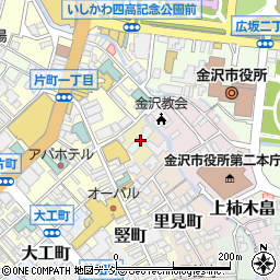 プレサンスロジェ金沢香林坊周辺の地図