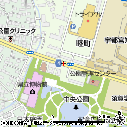 栃木県宇都宮市睦町3周辺の地図