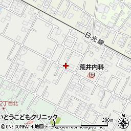 栃木県鹿沼市幸町周辺の地図