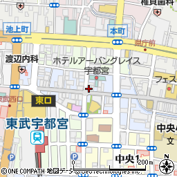 ザ・サン・ラウンジ　宇都宮店周辺の地図