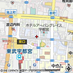 エクセルコダイヤモンド宇都宮店周辺の地図