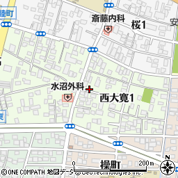 込山ガラス店周辺の地図